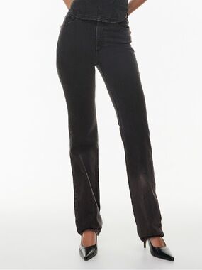 Denim Forum The '90s Stacked Bootcut Jeans